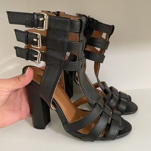 Strappy women’s heels
